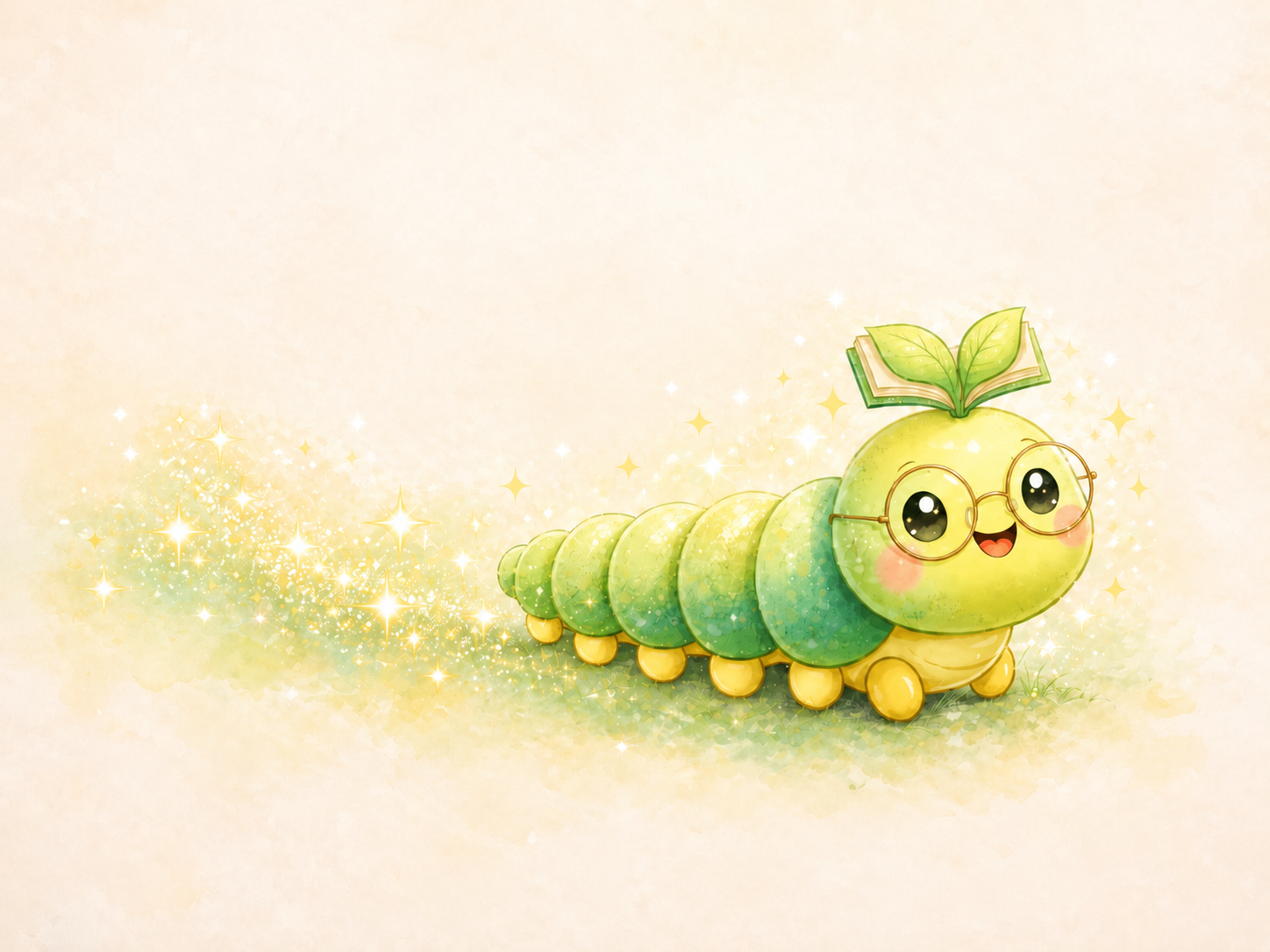 Sprig the reading caterpillar